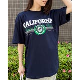 ネイビー | CALIFORNIA Venice Beach デザインプリントTシャツ | ＆soiree