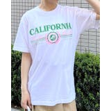 ホワイト | CALIFORNIA Venice Beach デザインプリントTシャツ | ＆soiree