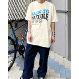 BACK TO NATURE ピグメント加工 ビッグシルエットTシャツ | MODISH GAZE | 詳細画像13 