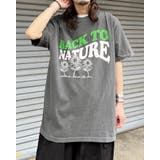 BACK TO NATURE ピグメント加工 ビッグシルエットTシャツ | MODISH GAZE | 詳細画像24 