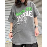 スミクロ | BACK TO NATURE ピグメント加工 ビッグシルエットTシャツ | MODISH GAZE