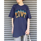 LOVEロゴプリント ピグメント加工 ビッグシルエットTシャツ | MODISH GAZE | 詳細画像27 