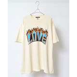 LOVEロゴプリント ピグメント加工 ビッグシルエットTシャツ | MODISH GAZE | 詳細画像29 