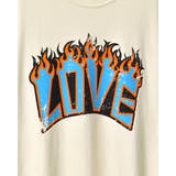 LOVEロゴプリント ピグメント加工 ビッグシルエットTシャツ | MODISH GAZE | 詳細画像30 