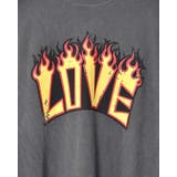 LOVEロゴプリント ピグメント加工 ビッグシルエットTシャツ | MODISH GAZE | 詳細画像34 