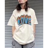 LOVEロゴプリント ピグメント加工 ビッグシルエットTシャツ | MODISH GAZE | 詳細画像8 