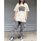 LOVEロゴプリント ピグメント加工 ビッグシルエットTシャツ | MODISH GAZE | 詳細画像9 