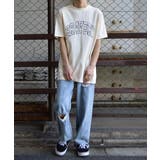 ピグメントアーチロゴＴシャツ（BRAVERY) | MODISH GAZE | 詳細画像4 