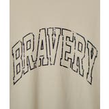 ピグメントアーチロゴＴシャツ（BRAVERY) | MODISH GAZE | 詳細画像18 