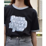 スミクロ | ドライタッチリンガーＴシャツ（PRIDE WILL HAVE A FALL) | ＆soiree