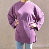 【spiritoso】ミニ裏毛 袖ロールアップ BIGプルオーバー | ＆soiree | 詳細画像2 