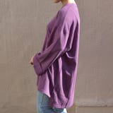 【spiritoso】ミニ裏毛 袖ロールアップ BIGプルオーバー | ＆soiree | 詳細画像3 