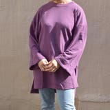 【spiritoso】ミニ裏毛 袖ロールアップ BIGプルオーバー | ＆soiree | 詳細画像7 