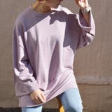 アッシュパープル | 【spiritoso】ミニ裏毛 袖ロールアップ BIGプルオーバー | ＆soiree