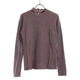 アッシュパープル | プチハイネック リブニットトップス 長袖 | ＆soiree
