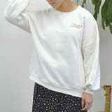 裏起毛プルオーバー(ガール イラスト) トレーナー | ＆soiree | 詳細画像11 