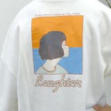 裏起毛プルオーバー(ガール イラスト) トレーナー | ＆soiree | 詳細画像13 