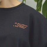 裏起毛プルオーバー(ガール イラスト) トレーナー | ＆soiree | 詳細画像24 