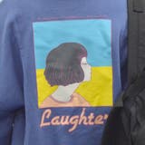 裏起毛プルオーバー(ガール イラスト) トレーナー | ＆soiree | 詳細画像3 