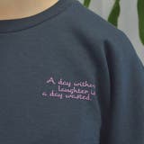 裏起毛プルオーバー(ガール イラスト) トレーナー | ＆soiree | 詳細画像9 