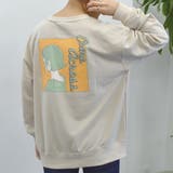 BIGプルオーバー(ガール イラスト) トレーナー | &soiree | 詳細画像13