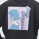 BIGプルオーバー(ガール イラスト) トレーナー | &soiree | 詳細画像3