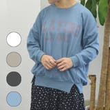 【spiritoso】ビッグロゴミニ裏スウェット ビッグロゴT ビッグロゴ | ＆soiree | 詳細画像1 