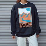 マウンテンプリントトレーナー レディース 長袖 | ＆soiree | 詳細画像8 