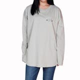 ハンバーガー刺繍裾ラウンドロンT | &soiree | 詳細画像14