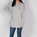 ハンバーガー刺繍裾ラウンドロンT | &soiree | 詳細画像17