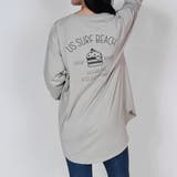 ハンバーガー刺繍裾ラウンドロンT | &soiree | 詳細画像18