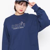 ネイビー | ロゴおじさんプリントロンT 秋冬 長袖 | ＆soiree