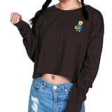 チャコール | おやすみベアクロップドロンT クロップド トップス | &soiree
