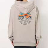 sunsetバックプリント裏毛パーカー フーディー トレーナー | ＆soiree | 詳細画像2 