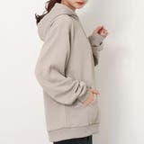 sunsetバックプリント裏毛パーカー フーディー トレーナー | ＆soiree | 詳細画像6 