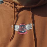 ウイングさがら刺繍バックプリントパーカー 長袖 プリント | &soiree | 詳細画像17