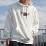 ウイングさがら刺繍バックプリントパーカー 長袖 プリント | &soiree | 詳細画像4