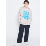 ネオンプリント裏毛パーカー レディース 春服 | ＆soiree | 詳細画像4 