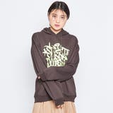 ネオンプリント裏毛パーカー レディース 春服 | ＆soiree | 詳細画像8 