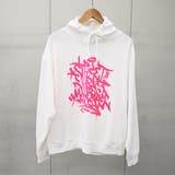 オフホワイト | ネオンプリント裏毛パーカー レディース 春服 | ＆soiree