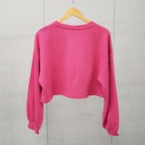 フロッキープリントクロップドプルオーバー レディース 韓国 | &soiree | 詳細画像5