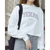 カレッジロゴクロップドロンT  | ＆soiree | 詳細画像5 