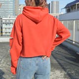 袖スリットクロップドパーカー 肘出し 肘開き | &soiree | 詳細画像11