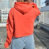 袖スリットクロップドパーカー 肘出し 肘開き | &soiree | 詳細画像12