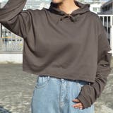 袖スリットクロップドパーカー 肘出し 肘開き | &soiree | 詳細画像13