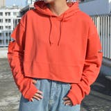 袖スリットクロップドパーカー 肘出し 肘開き | &soiree | 詳細画像6