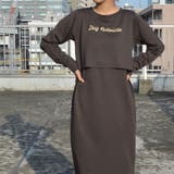 レイヤード風スウェットワンピース | &soiree | 詳細画像17