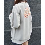 バックサークルレトロプリントトレーナー | &soiree | 詳細画像10