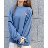 バックサークルレトロプリントトレーナー | &soiree | 詳細画像12