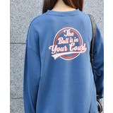 バックサークルレトロプリントトレーナー | &soiree | 詳細画像14